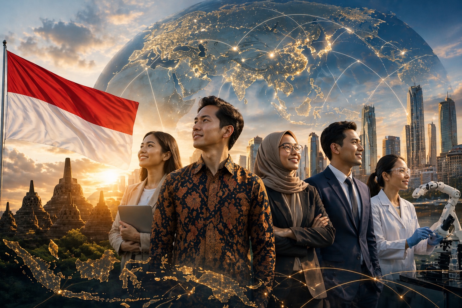 Global connection with Indonesian professionals