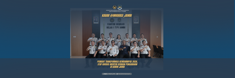 Perkuat Transformasi Kemenimipas 2026, Staf Khusus Menteri Berikan Pengarahan di Kanim Jambi