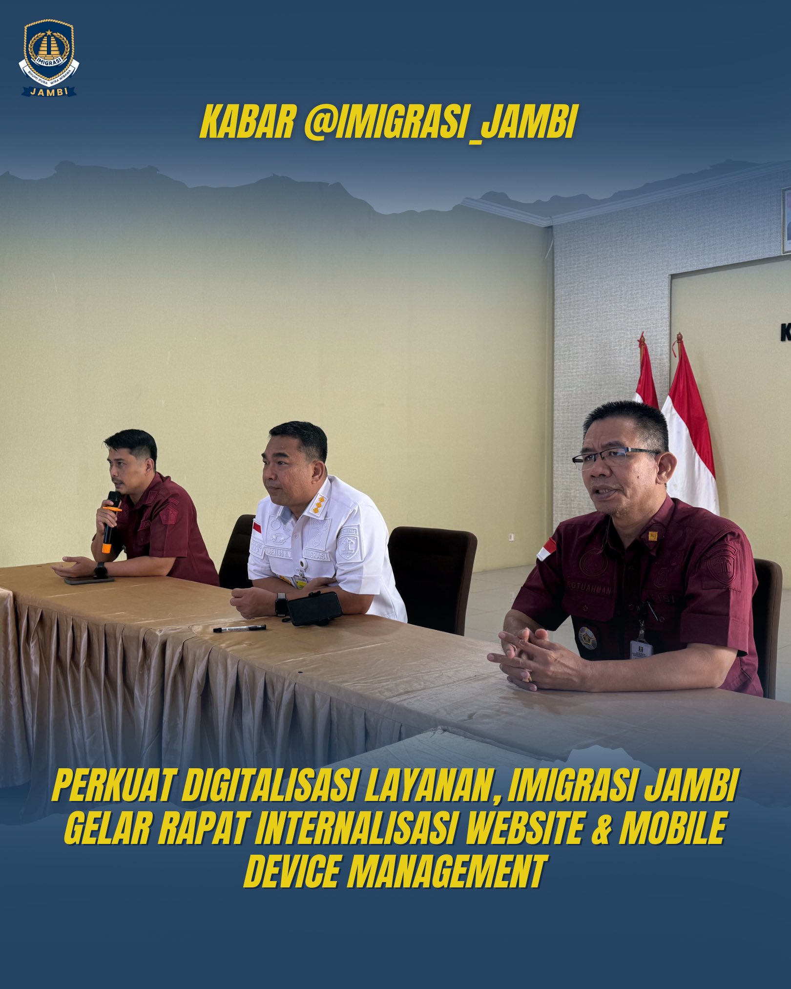 rapat website dan MDM